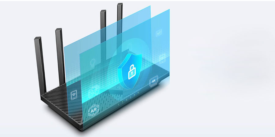 روتر امنیتی و WiFi6 تی پی لینک آرچر AX55