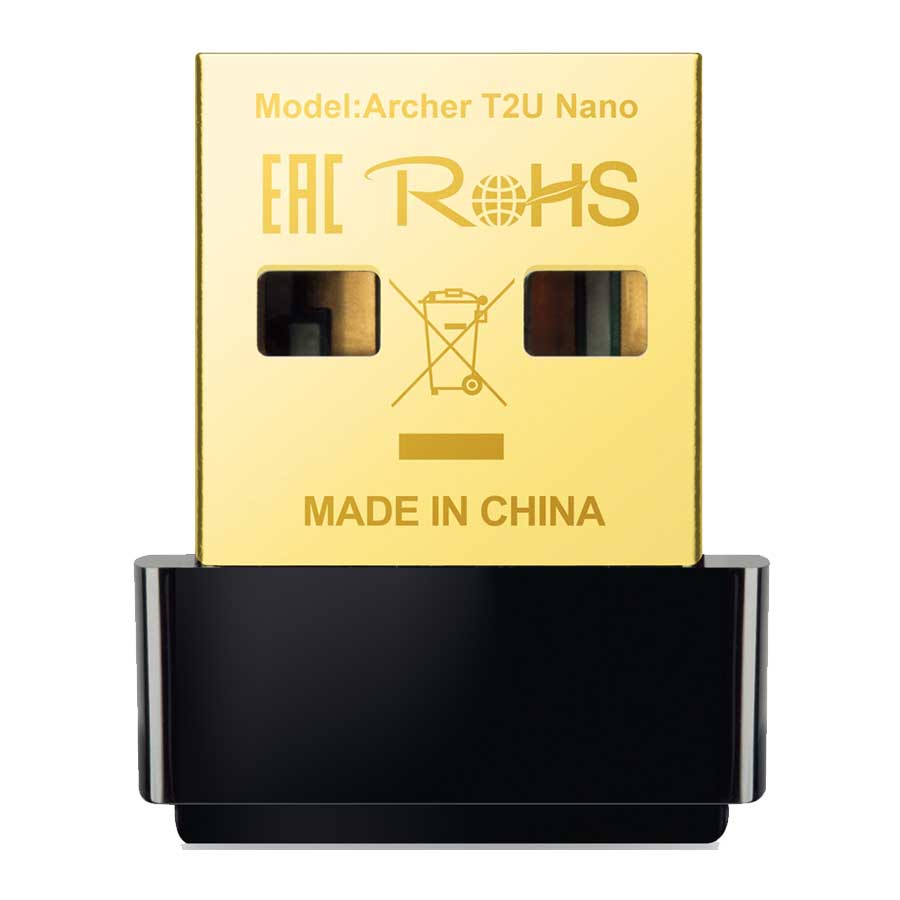 کارت شبکه USB و بی‌سیم AC600 تی پی لينک مدل ARCHER T2U NANO