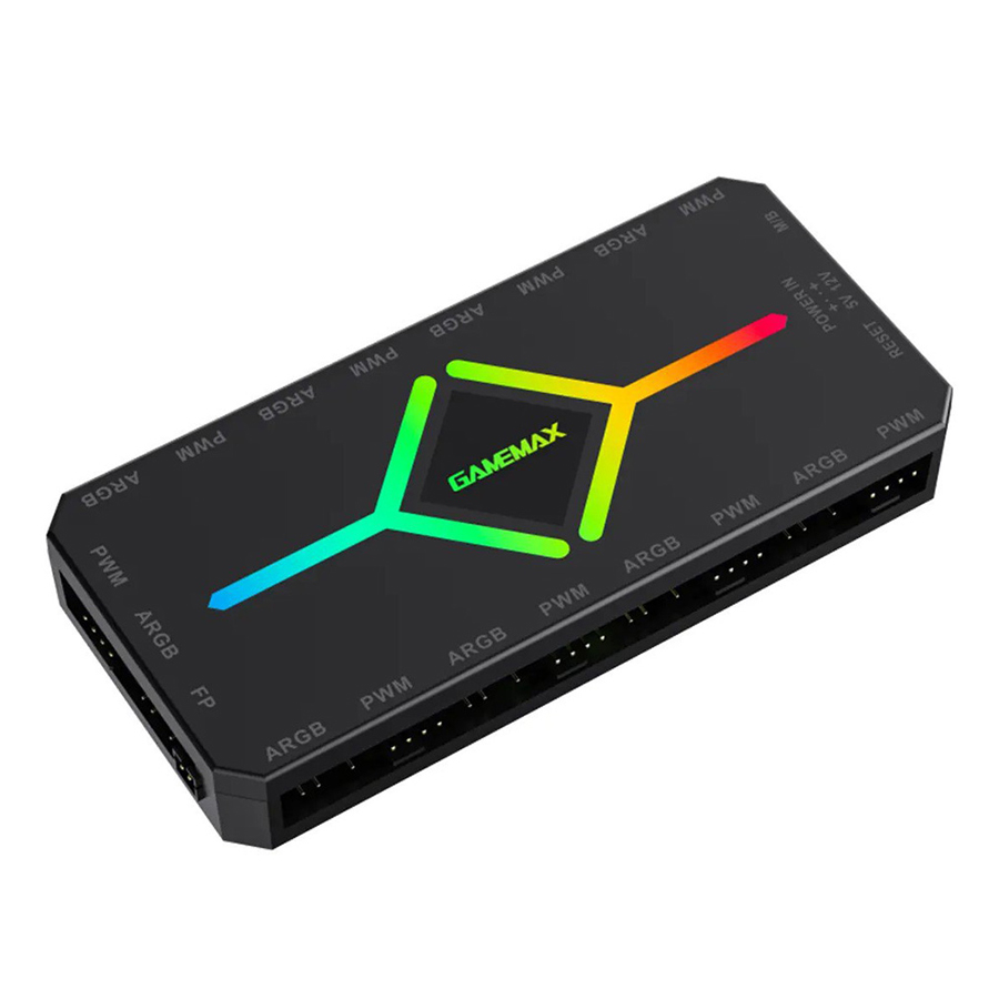 هاب نورپردازی گیم مکس V4.0 ARGB HUB PWM BK