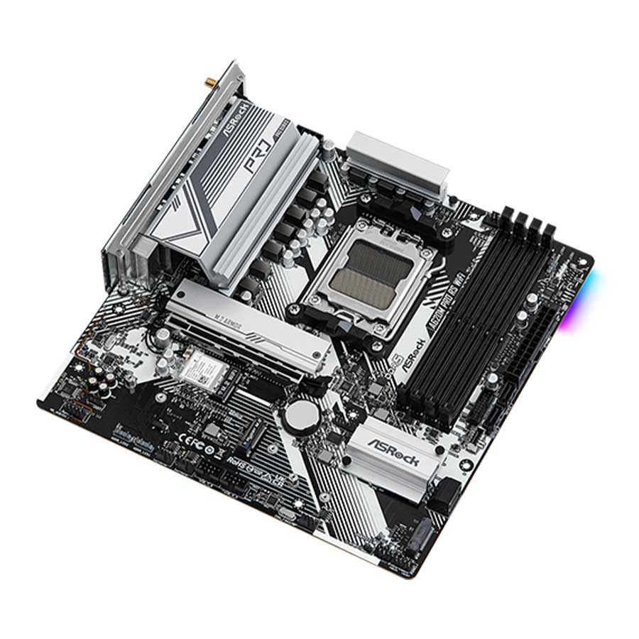 مادربرد ازراک مدل A620M Pro RS WiFi DDR5