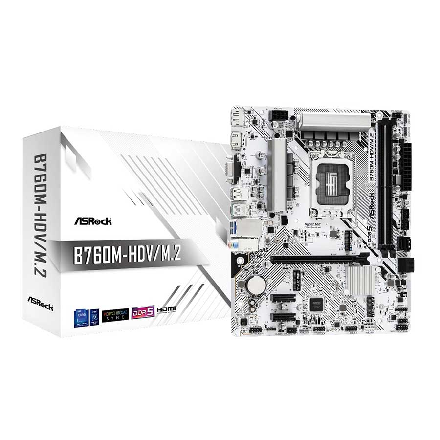 مادربرد ازراک مدل B760M-HDV/M.2 DDR5