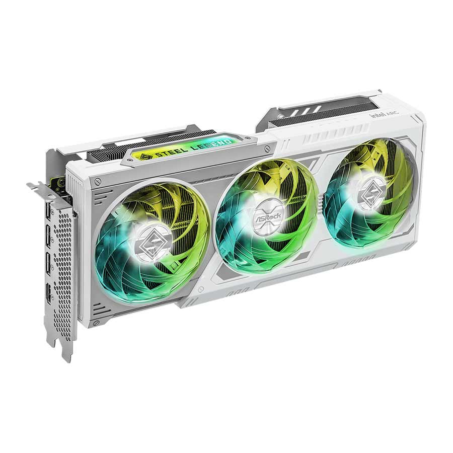 کارت گرافیک ازراک مدل Intel Steel Legend Arc B580 OC 12GB GDDR6