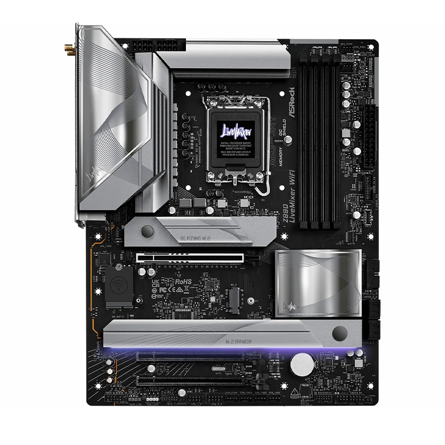 مادربرد ازراک مدل Z890 LiveMixer WiFi DDR5