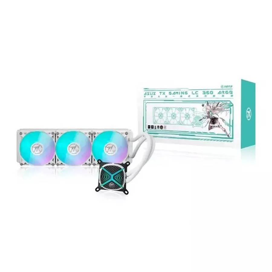 خنک کننده مایع پردازنده ایسوس مدل TX Gaming LC 360 ARGB White
