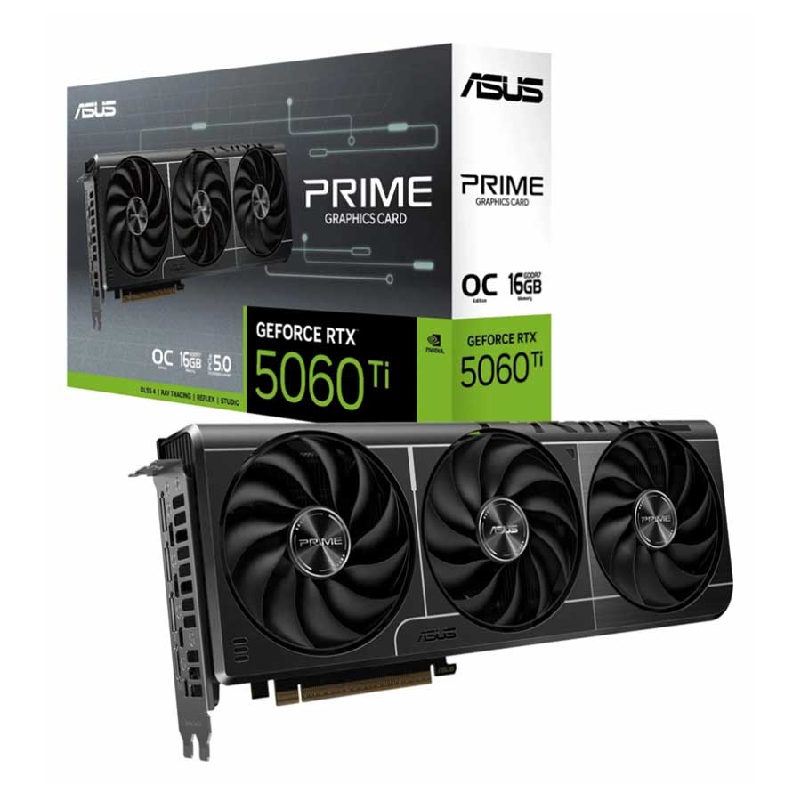 کارت گرافیک ایسوس مدل PRIME-RTX5060TI-O16G