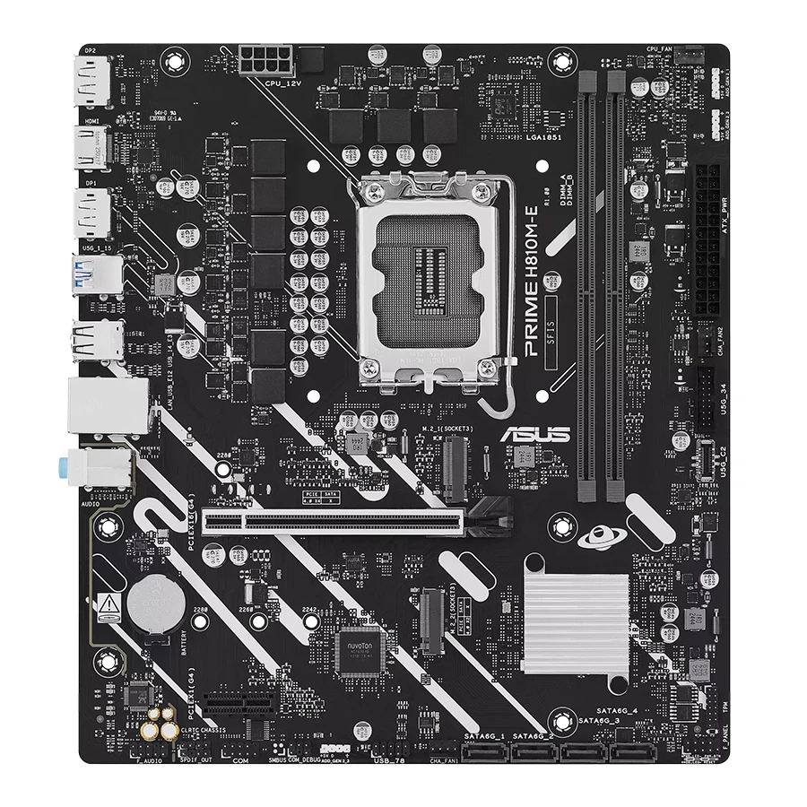 ASUS PRIME H810M-E DDR5 LGA1851 micro-ATX Motherboard مادربرد ایسوس