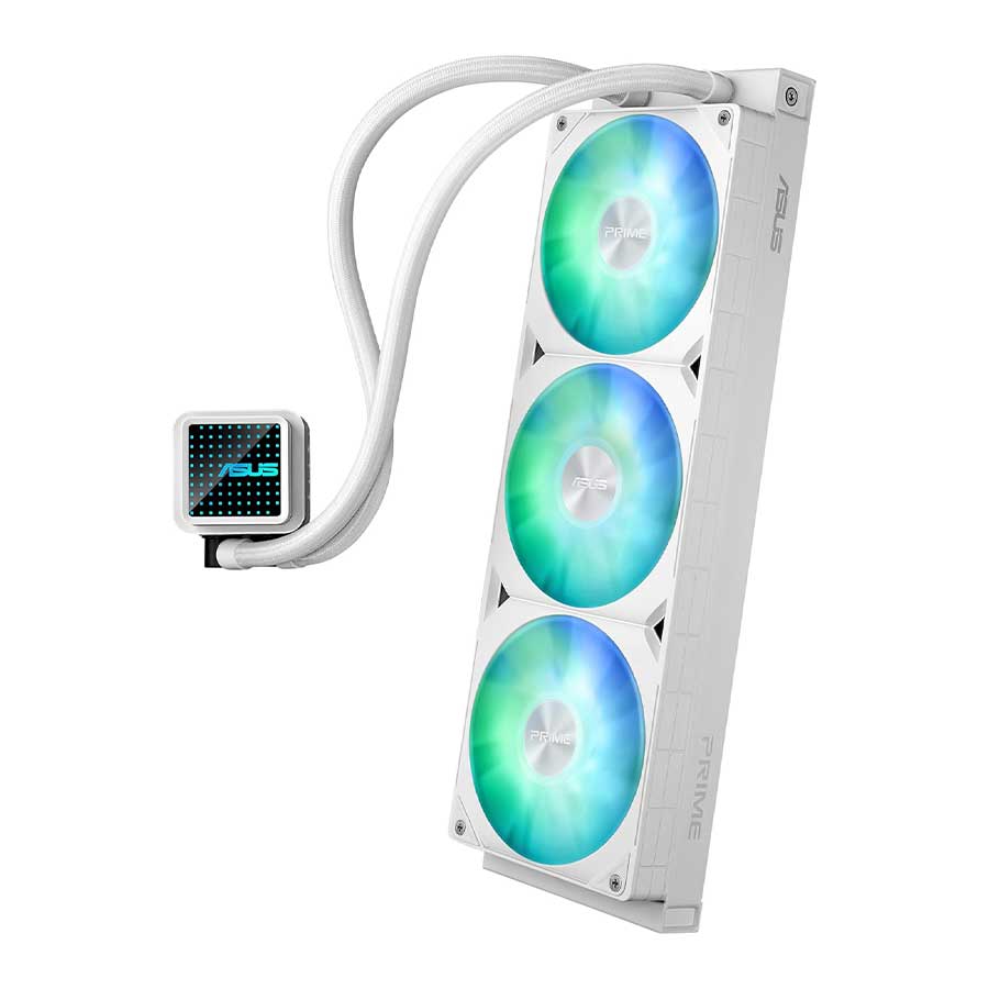 خنک کننده مایع پردازنده ایسوس مدل Prime LC 360 ARGB White Edition