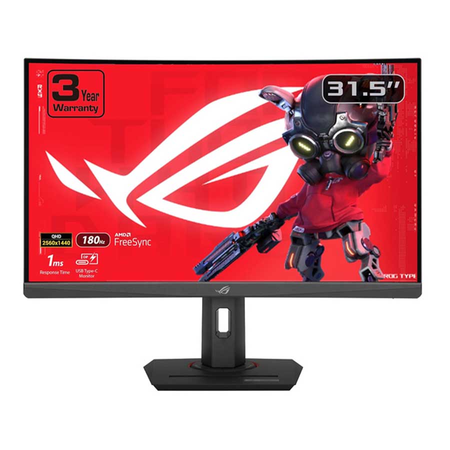 مانیتور خمیده گیمینگ 32 اینچ ایسوس مدل ROG Strix XG32WCS