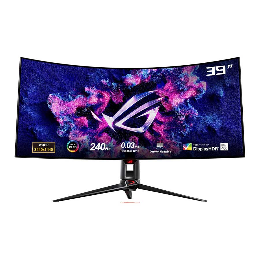 مانیتور خمیده گیمینگ 39 اینچ ایسوس مدل ROG Swift OLED PG39WCDM
