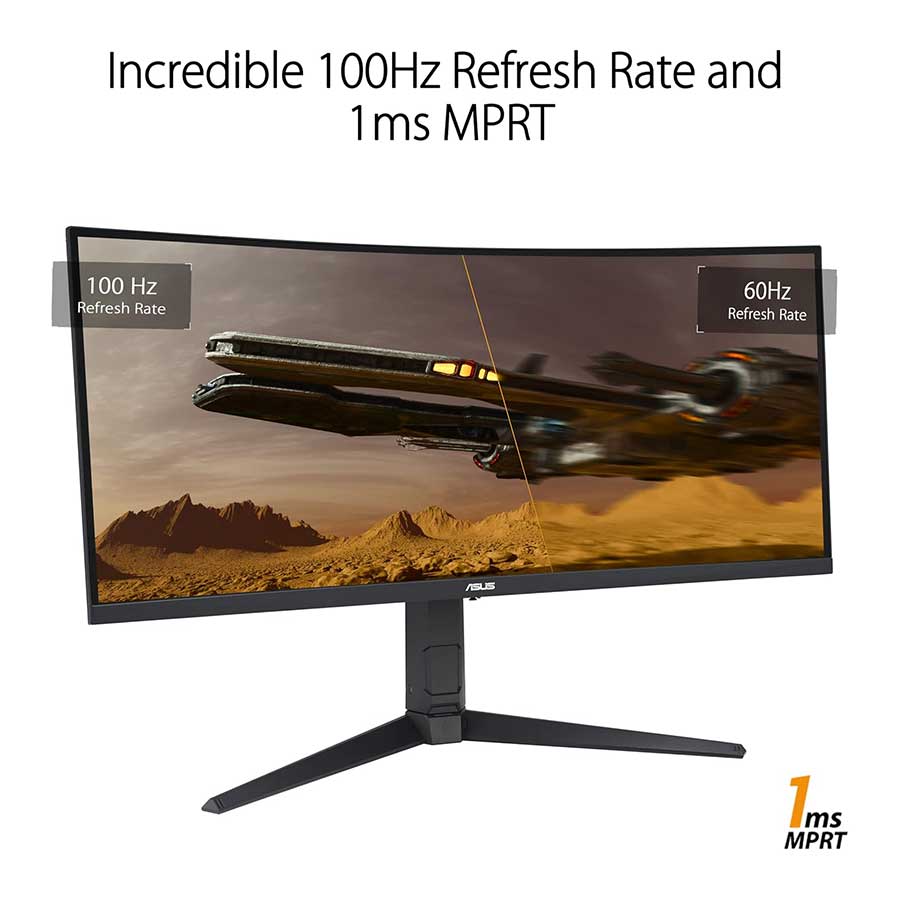 مانیتور خمیده گیمینگ 34 اینچ ایسوس مدل TUF Gaming VG34VQEL1A