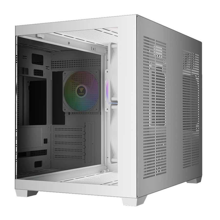کیس کامپیوتر گیم دیاس مدل AURA GC10M WH ARGB