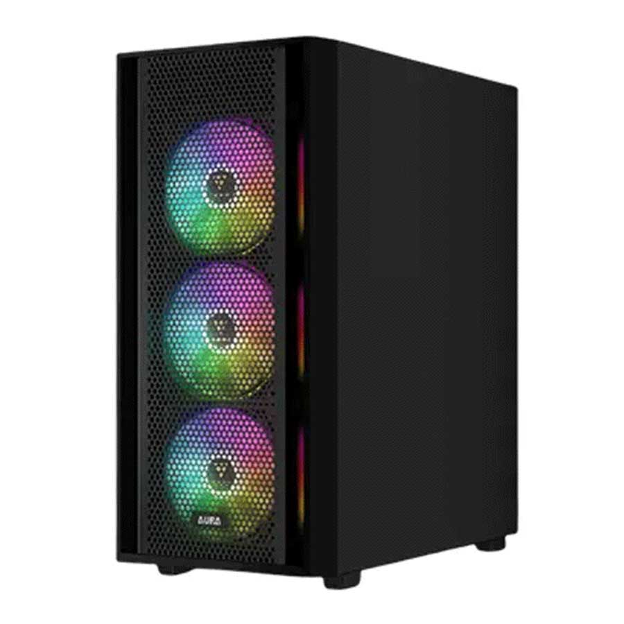 کیس کامپیوتر گیم دیاس مدل AURA GC2 Elite Black