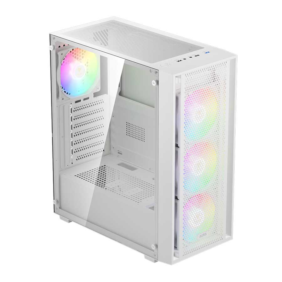 کیس کامپیوتر گیم دیاس مدل AURA GC2 Elite White
