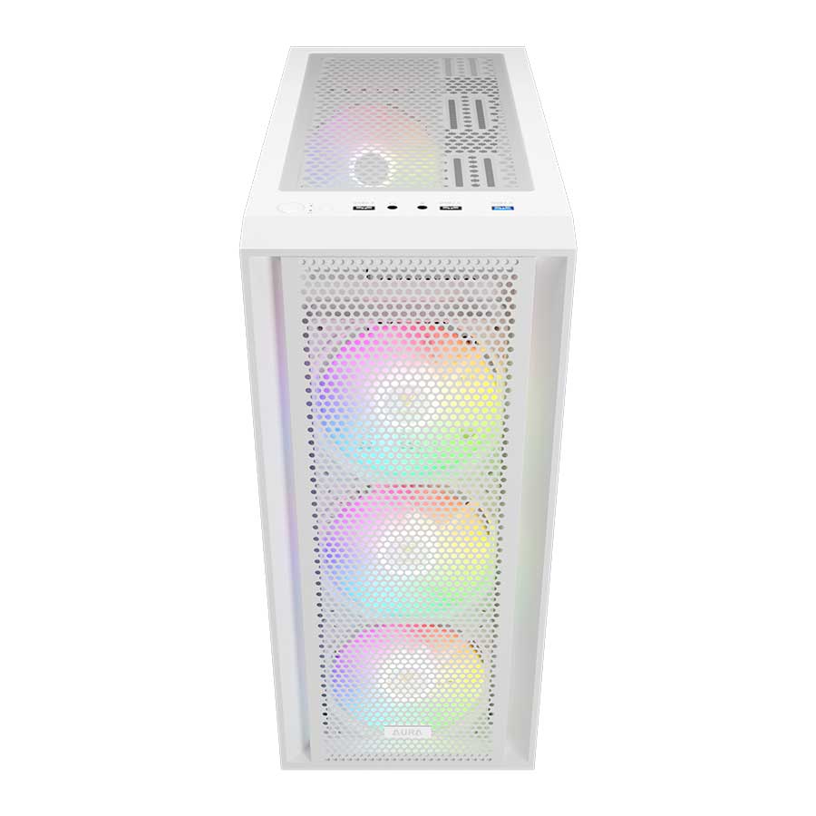 کیس کامپیوتر گیم دیاس مدل AURA GC2 Elite White