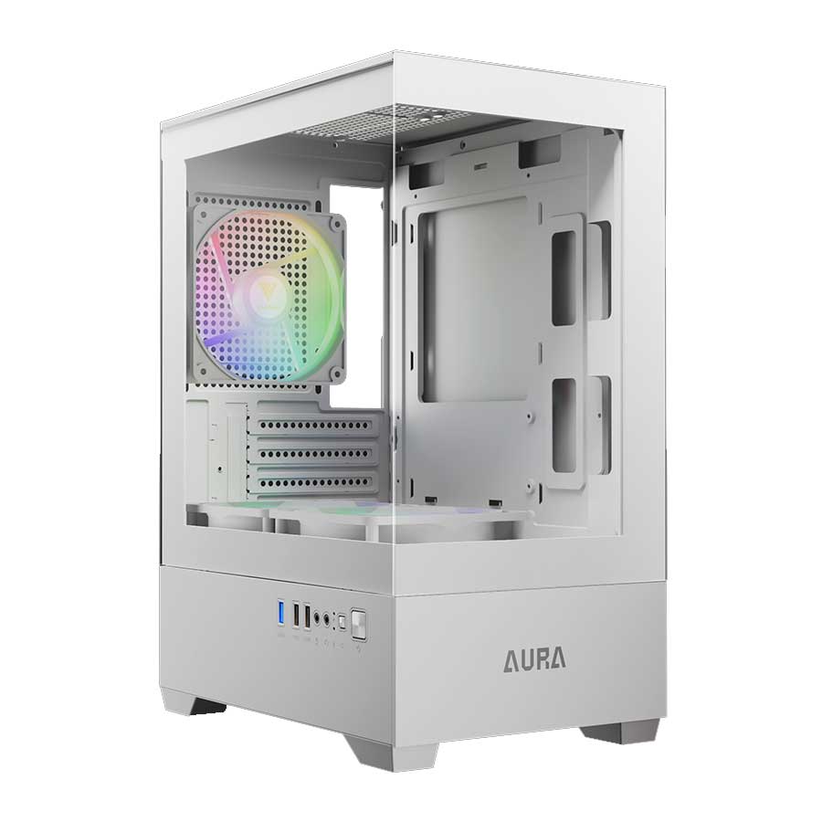 کیس کامپیوتر گیم دیاس مدل AURA GC9M WH ARGB