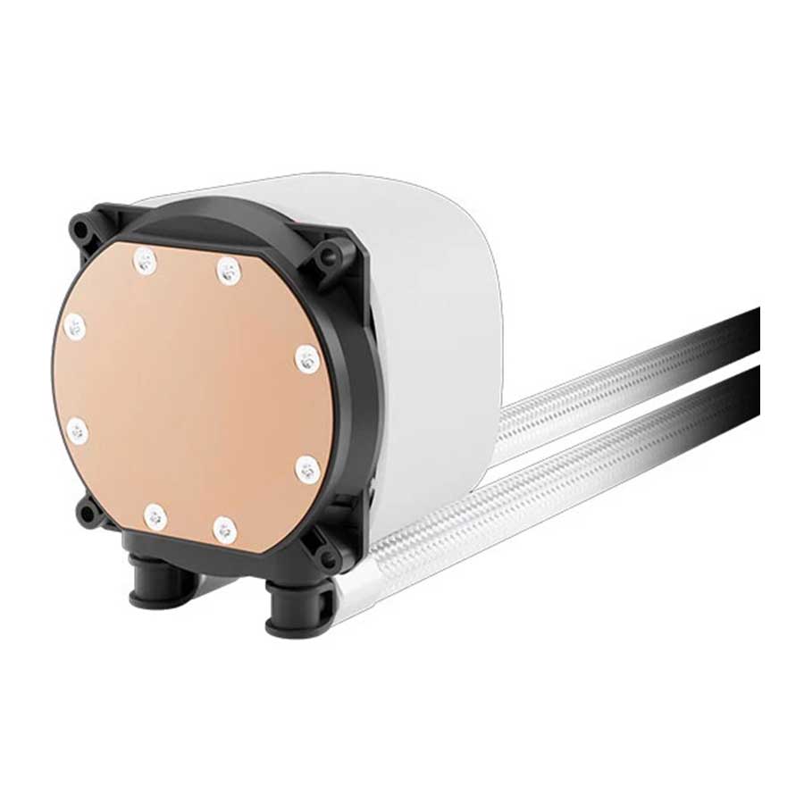 خنک کننده مایع پردازنده گیم دیاس مدل AURA GL120 WH