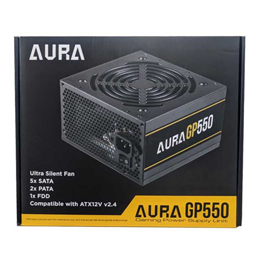 پاور کامپیوتر 550 وات گیم دیاس مدل AURA GP550