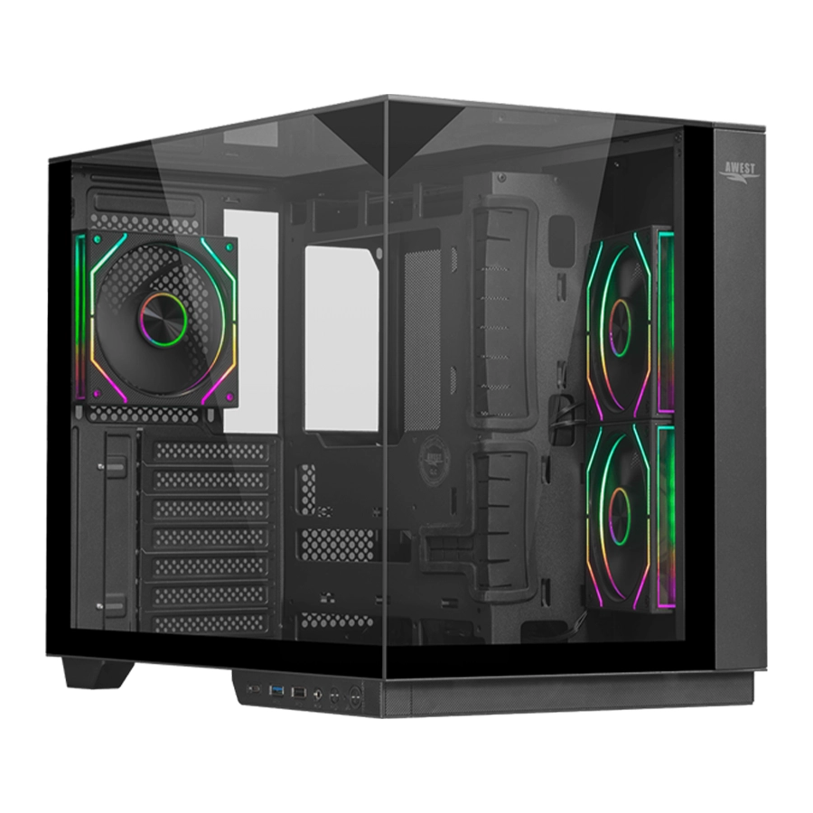 کیس کامپیوتر اوست مدل AQ-17TG-B