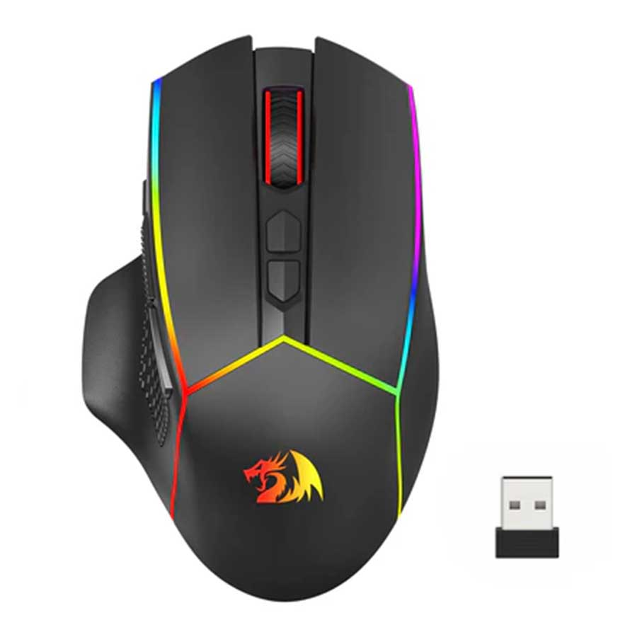 ماوس گیمینگ بی‌سیم ردراگون مدل AXE PRO M814 RGB