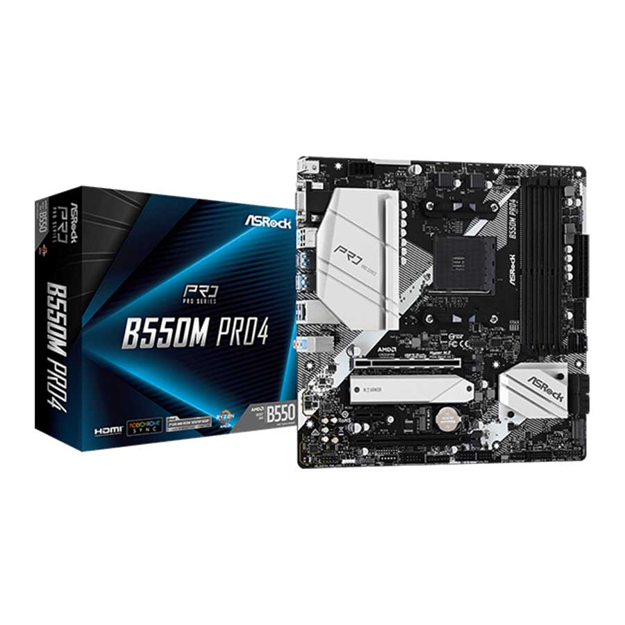 مادربرد ازراک مدل B550M Pro4 DDR4