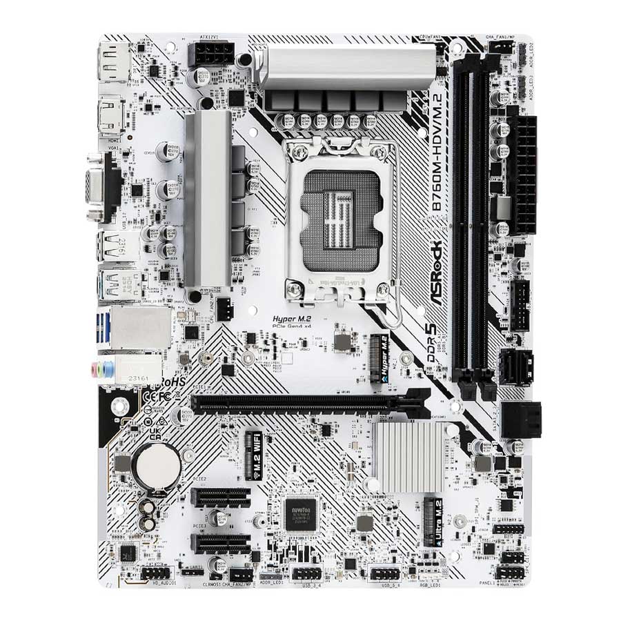 مادربرد ازراک مدل B760M-HDV/M.2 DDR5