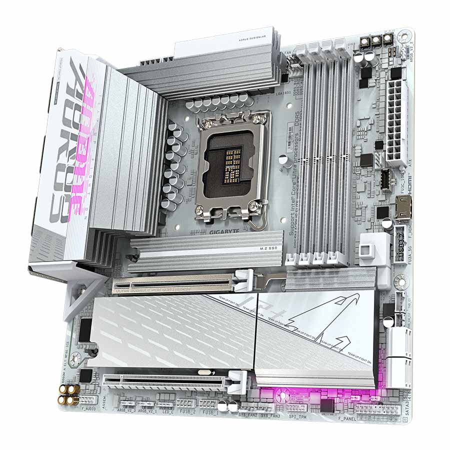 مادربرد گیگابایت مدل B860M AORUS ELITE WIFI6E ICE DDR5