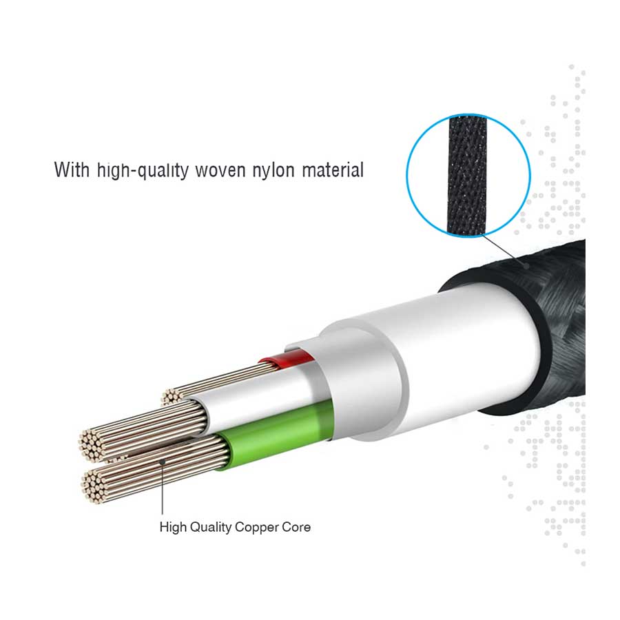 کابل تبدیل 0.3 متری USB-A به لایتنینگ بیاند مدل BA-333