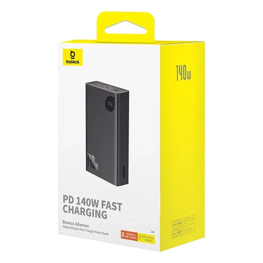 پاوربانک بیسوس مدل Adaman PD 140W ظرفیت 24000mAh
