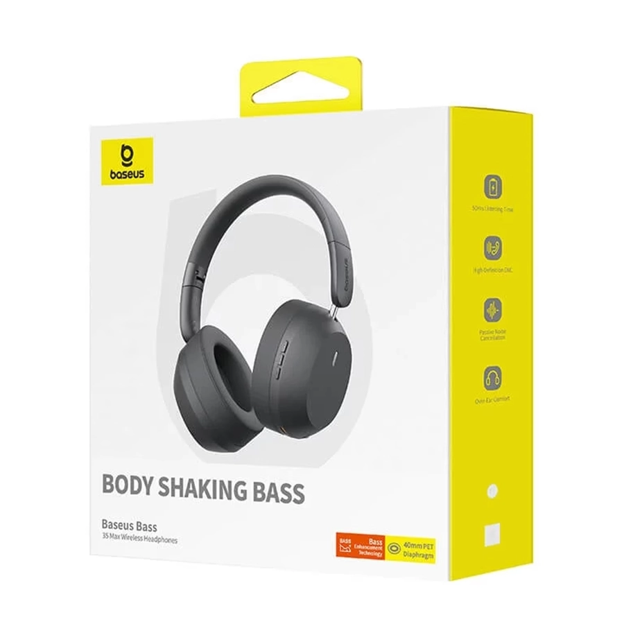 هدفون بی‌سیم و بلوتوث بیسوس مدل Bass 35 Max A00070800821-00