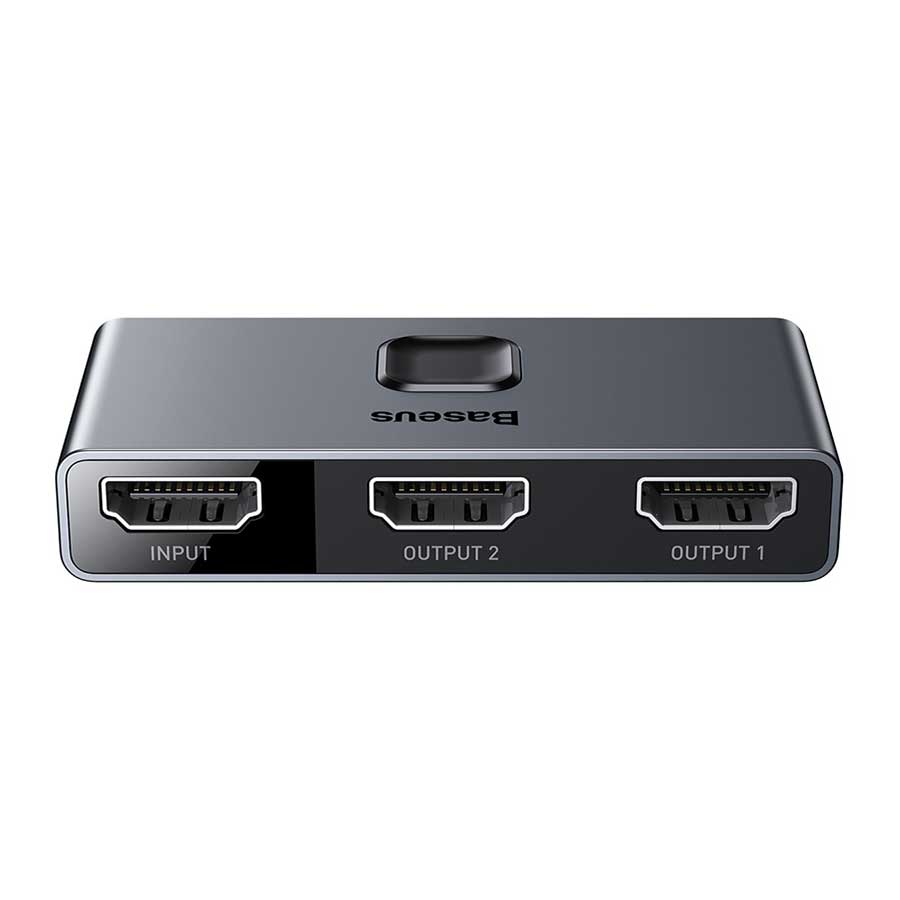 سوییچ دو پورت HDMI بیسوس مدل CAHUB-BC0G