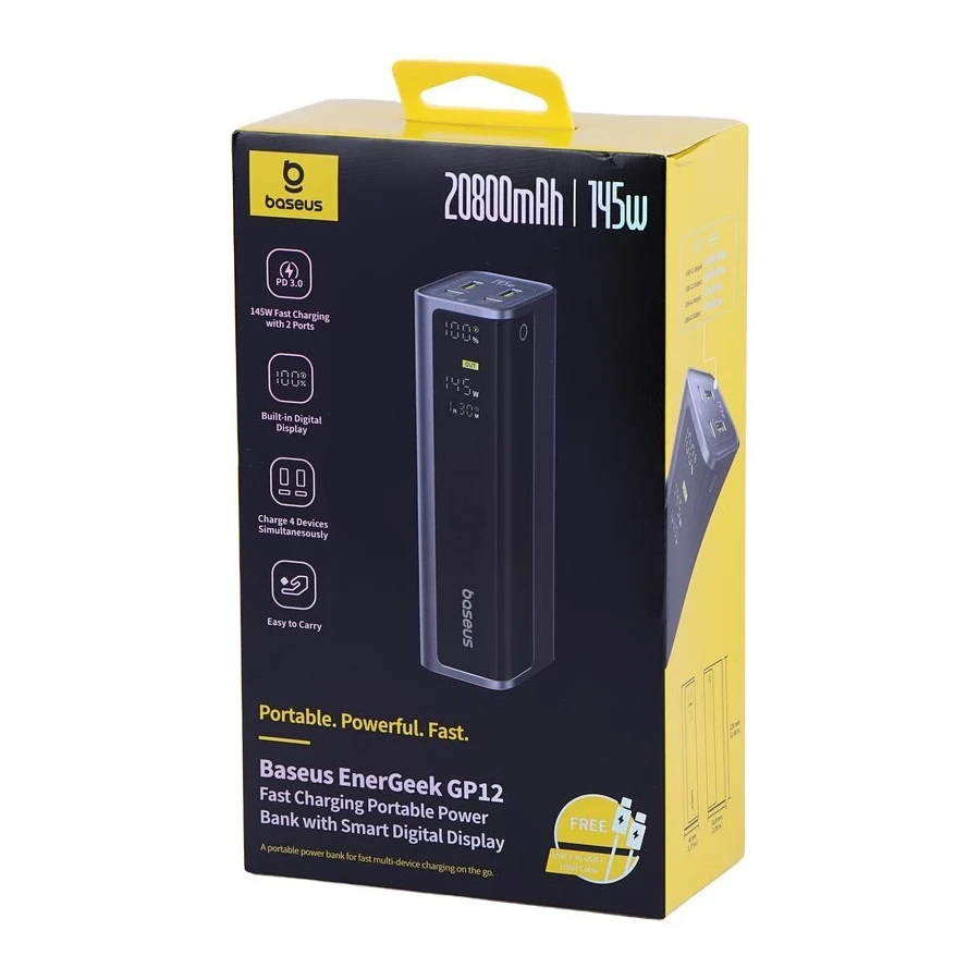 پاوربانک بیسوس ظرفیت 20800mAh