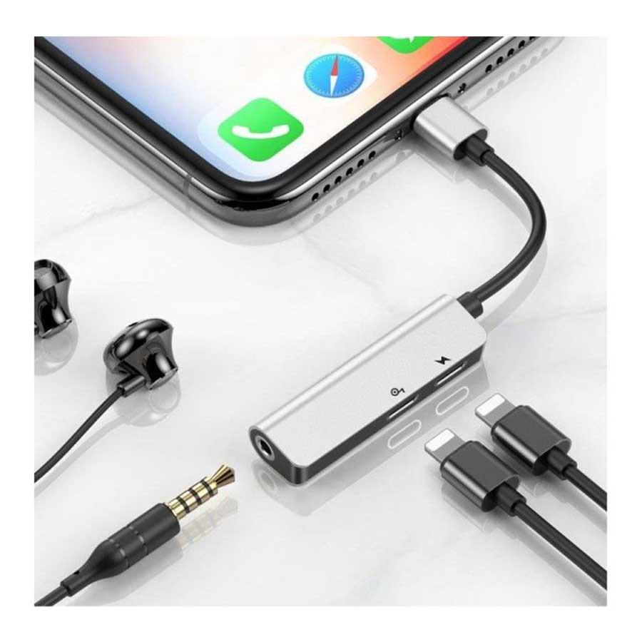 کابل تبدیل 1 به 3 لایتنینگ بیسوس مدل L52 CALL52-01