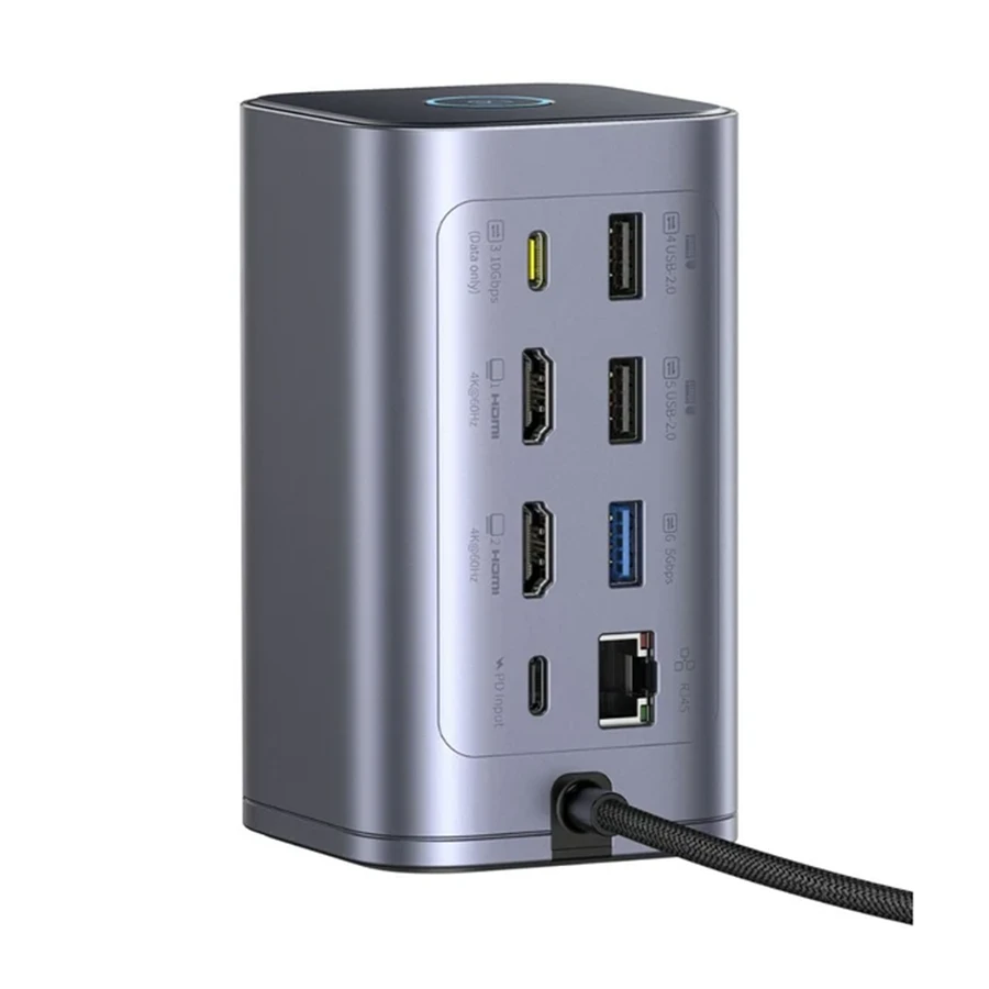 هاب و داک استیشن USB-C دوازده پورت بیسوس