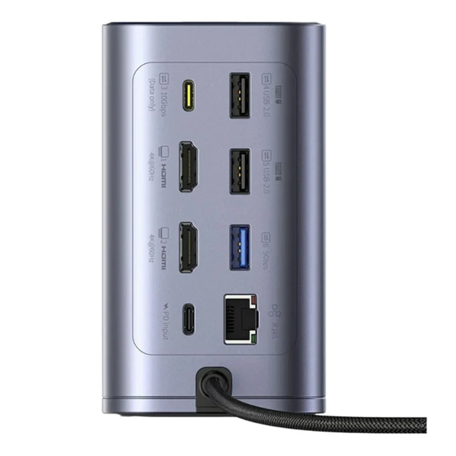 هاب و داک استیشن USB-C دوازده پورت بیسوس