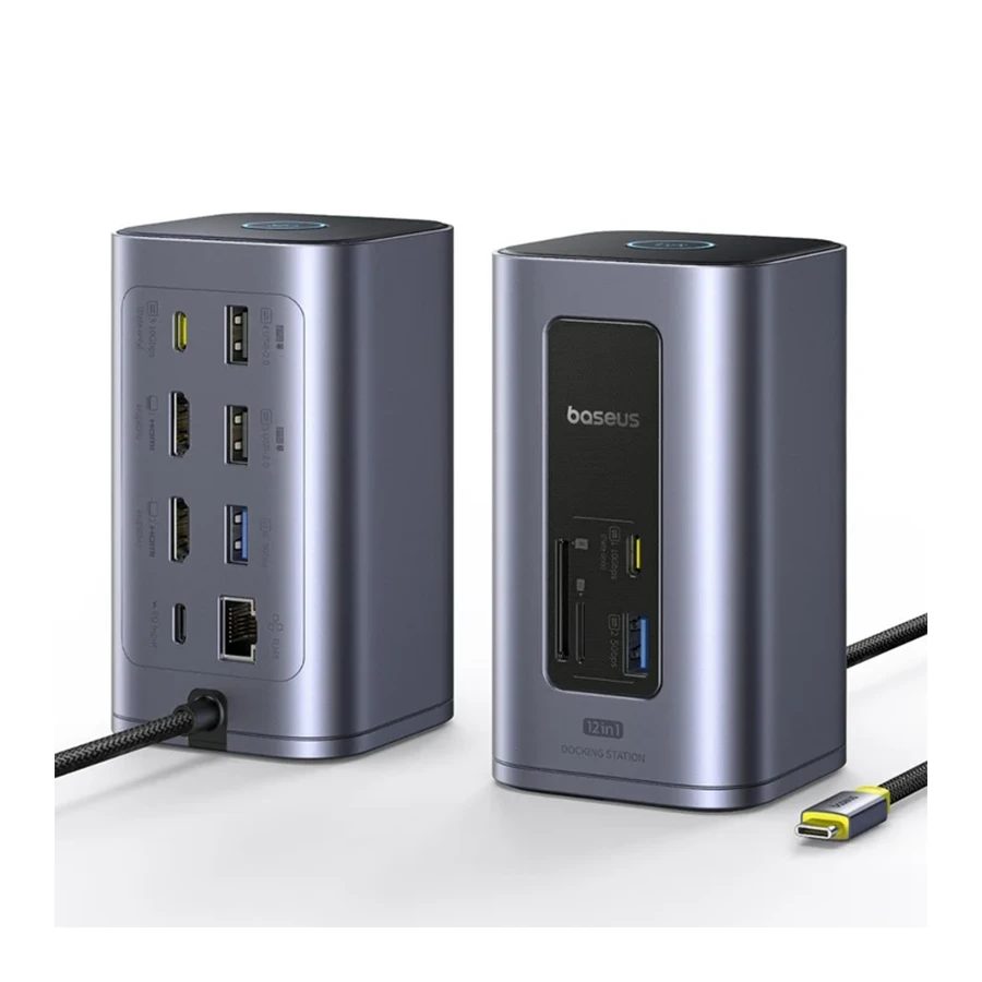 هاب و داک استیشن USB-C دوازده پورت بیسوس