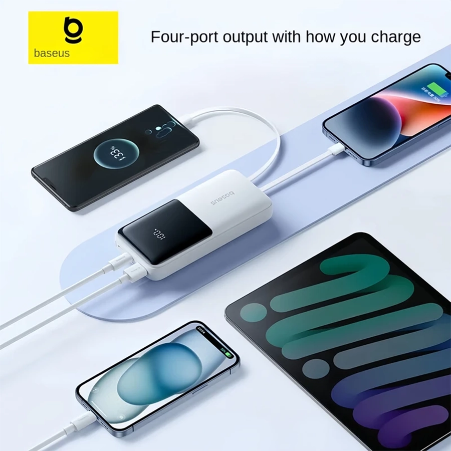 پاوربانک بیسوس مدل PPJP311 22.5W ظرفیت 10000mAh