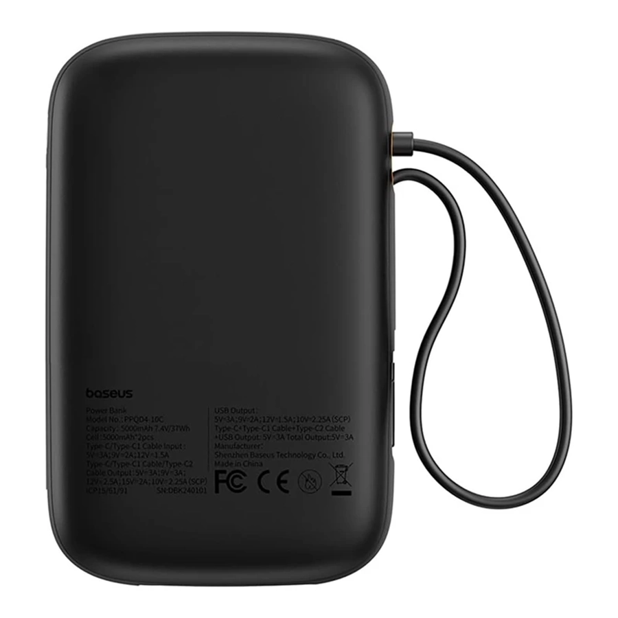 پاوربانک بیسوس مدل QPow2 30W ظرفیت 20000mAH