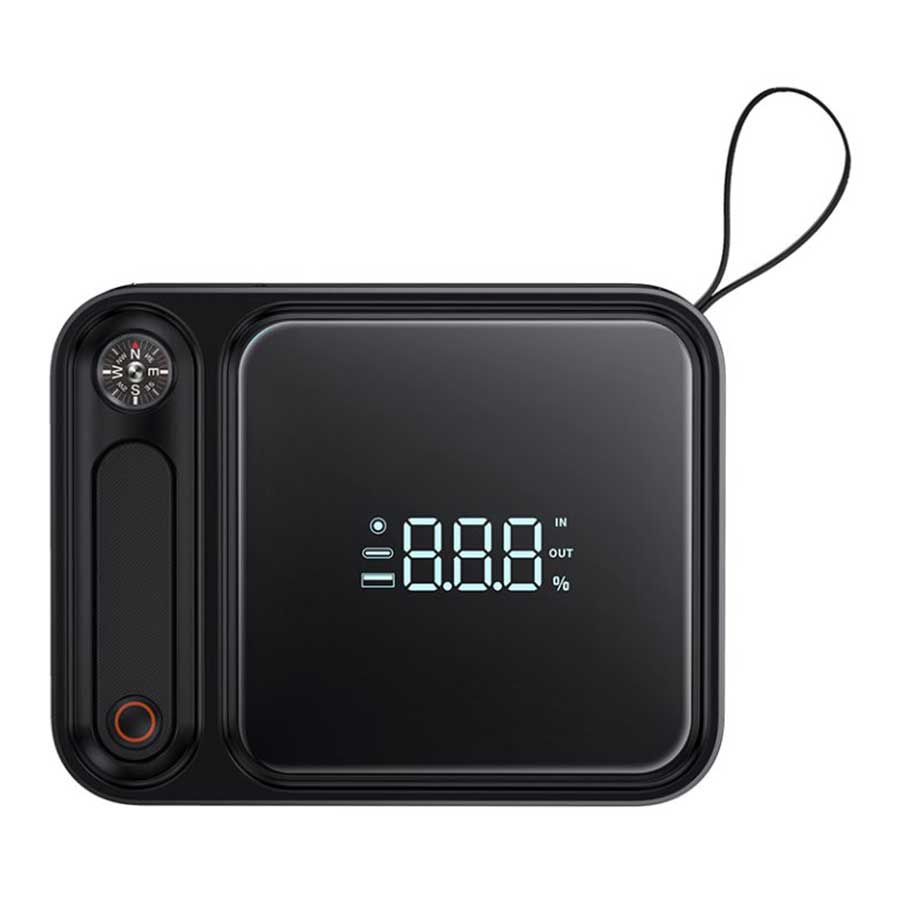پاوربانک و جامپ استارتر باتری ماشین بیسوس مدل C002514 3000A ظرفیت 26800mAh