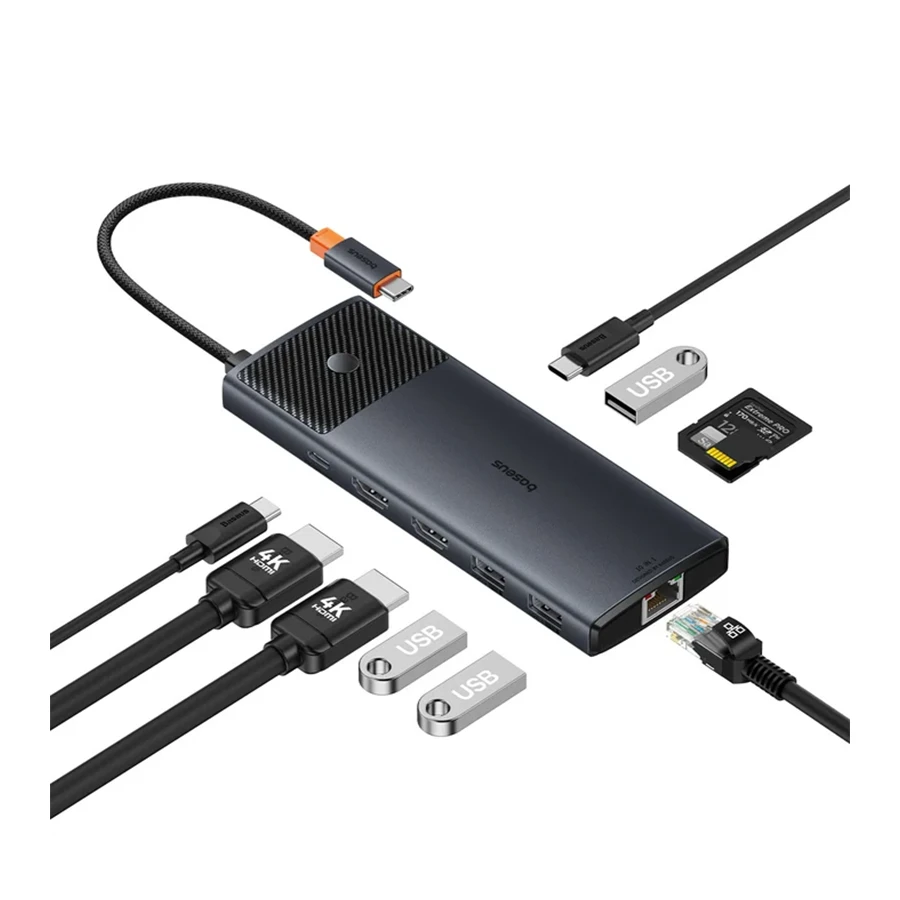 هاب USB-C ده پورت بیسوس