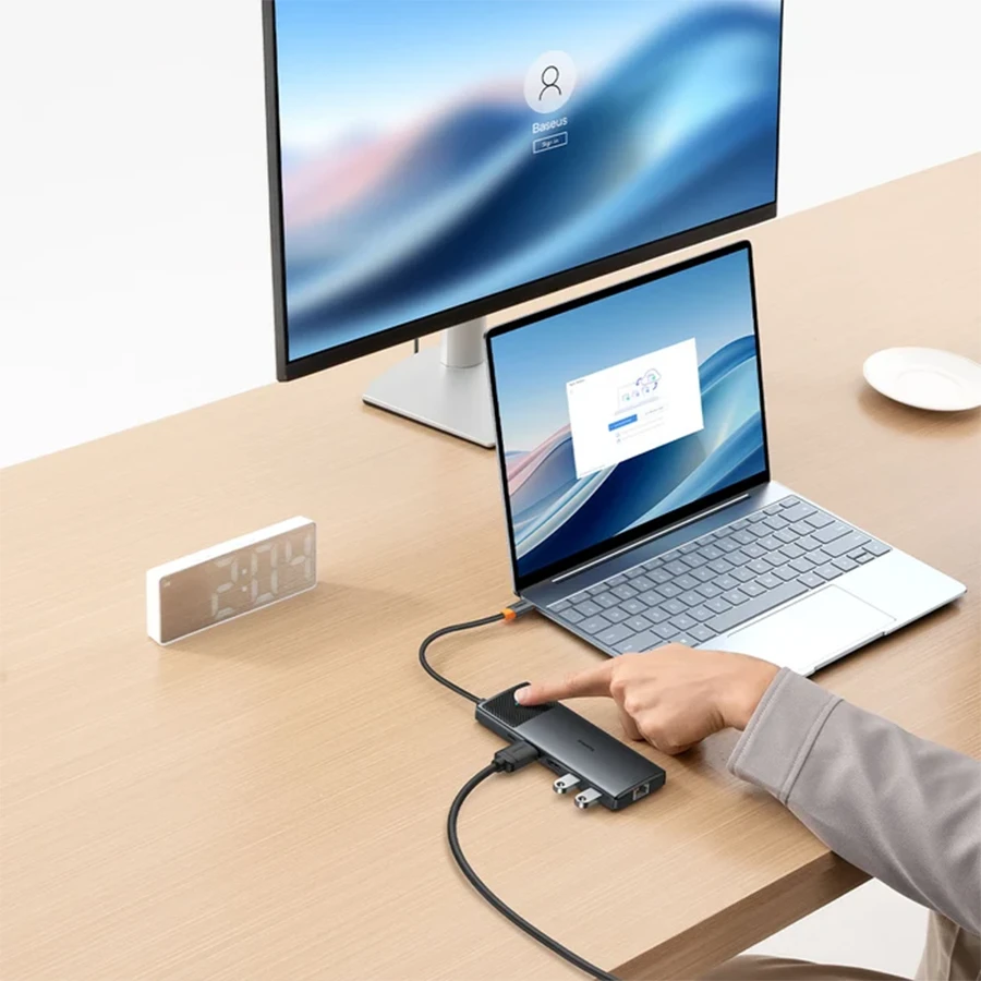 هاب USB-C ده پورت بیسوس