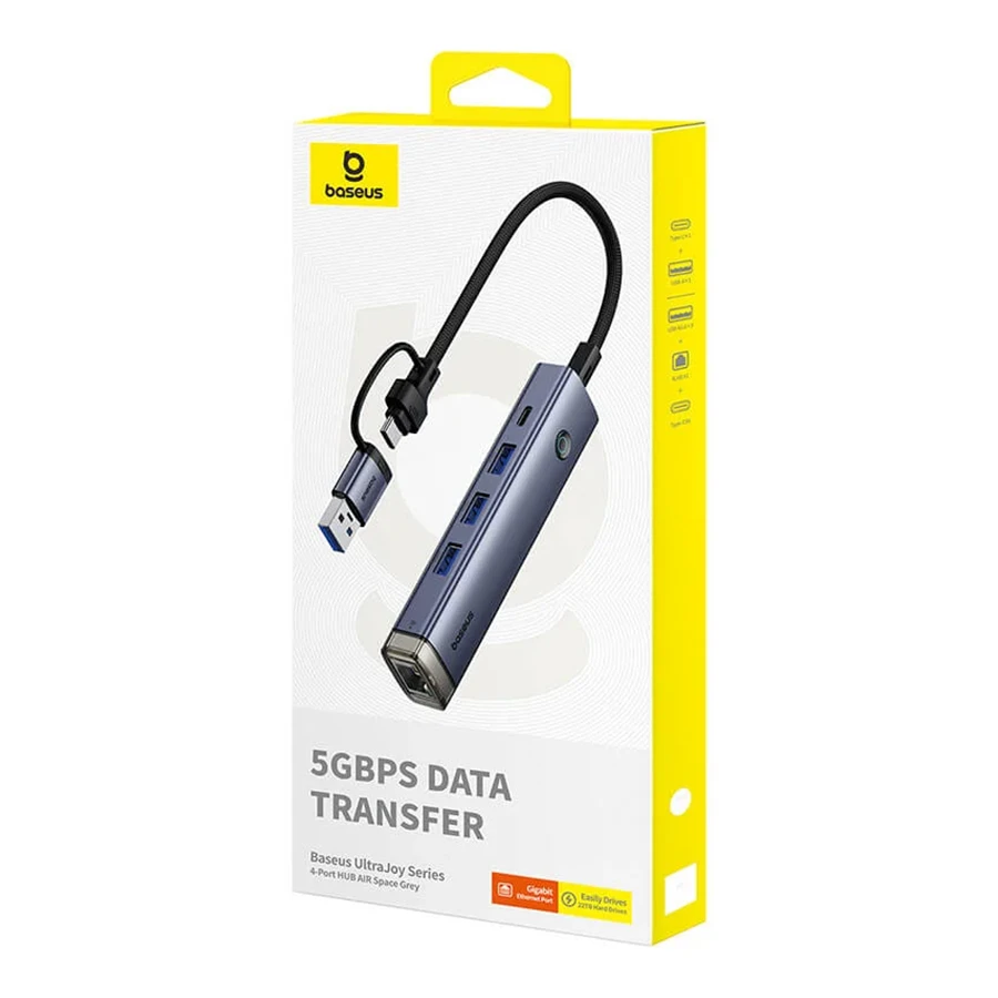 هاب USB-C چهار پورت بیسوس