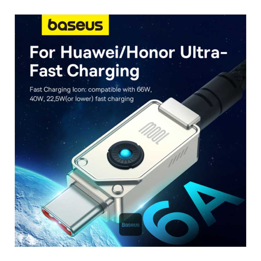 کابل تبدیل 1 متری USB به USB-C بیسوس مدل Unbreakable P10355801221-00