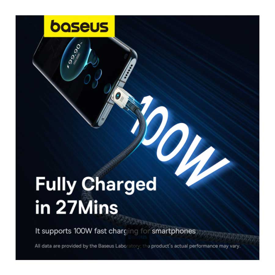 کابل تبدیل 1 متری USB به USB-C بیسوس مدل Unbreakable P10355801221-00