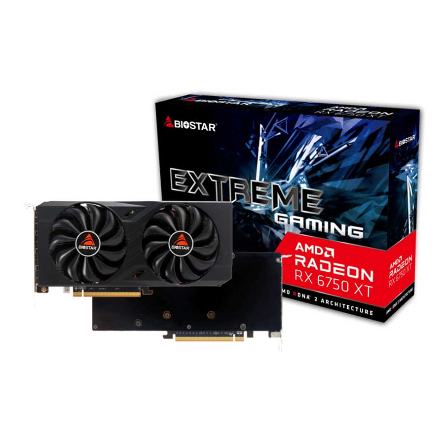 کارت گرافیک بایوستار مدل Radeon RX6750XT 12GB GDDR6