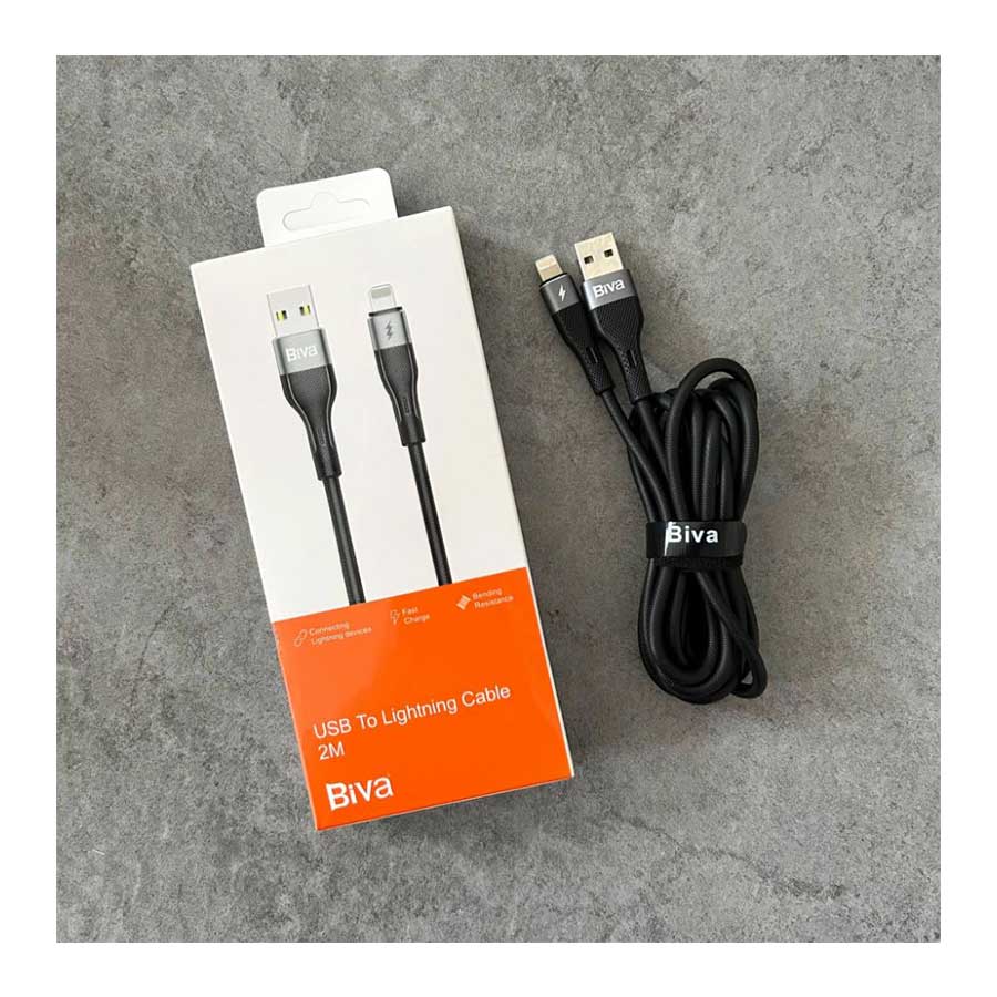 کابل تبدیل 1.2 متری USB به لایتنینگ بیوا مدل C-21L