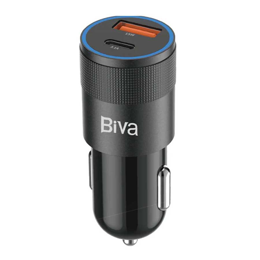 شارژر فندکی 2 پورت بیوا مدل CC-16 15W