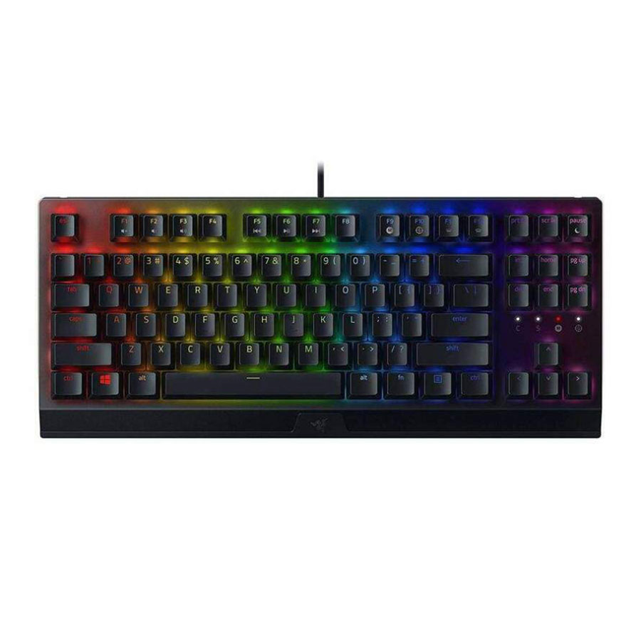 کیبورد گیمینگ باسیم ریزر BlackWidow V3 Tenkeyless-Yellow Switch