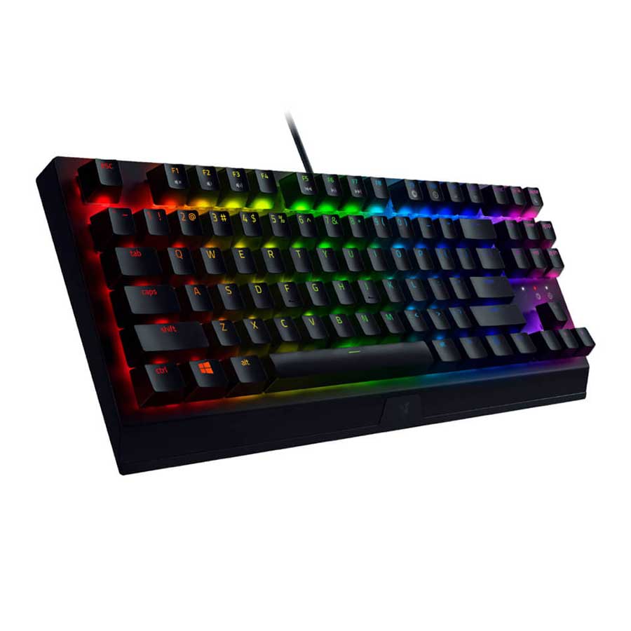 کیبورد گیمینگ باسیم ریزر BlackWidow V3 Tenkeyless-Yellow Switch