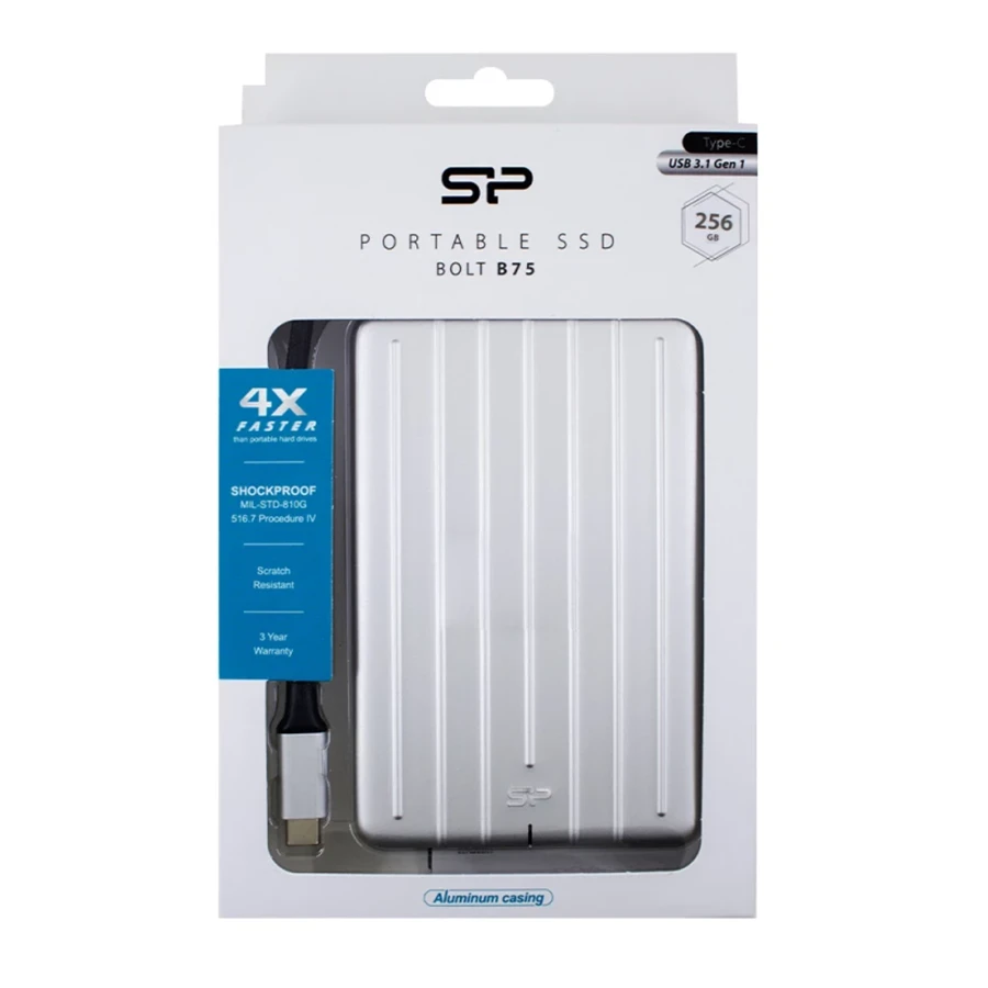 اس اس دی اکسترنال 256 گیگابایت USB-C سیلیکون پاور