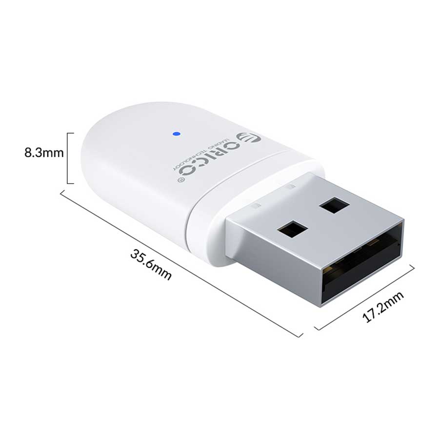 گیرنده بلوتوث USB اوریکو مدل BTA-SW01-WH-BP